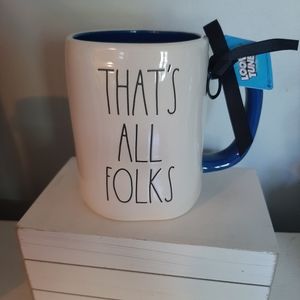 Rae Dunn Looney Tunes That's all folks mug